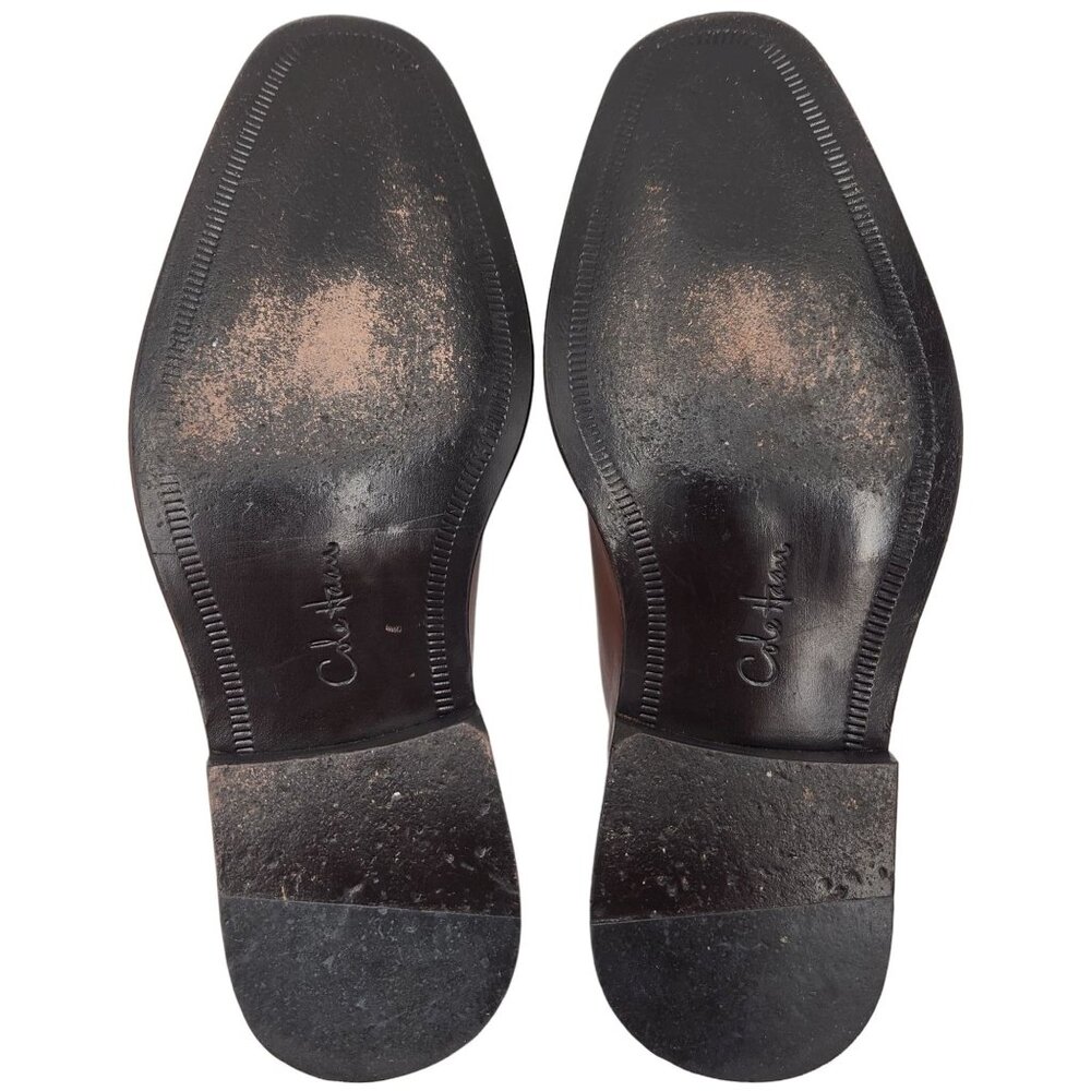 Cole Haan Beckett II Brown Leather Split-toe Derby Blucher Dress Shoes Mens 8.5M - Picture 3 of 13